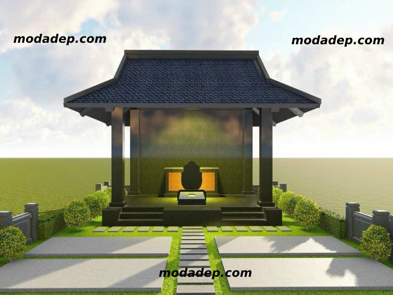 khuôn viên lăng mộ đẹp (8)
