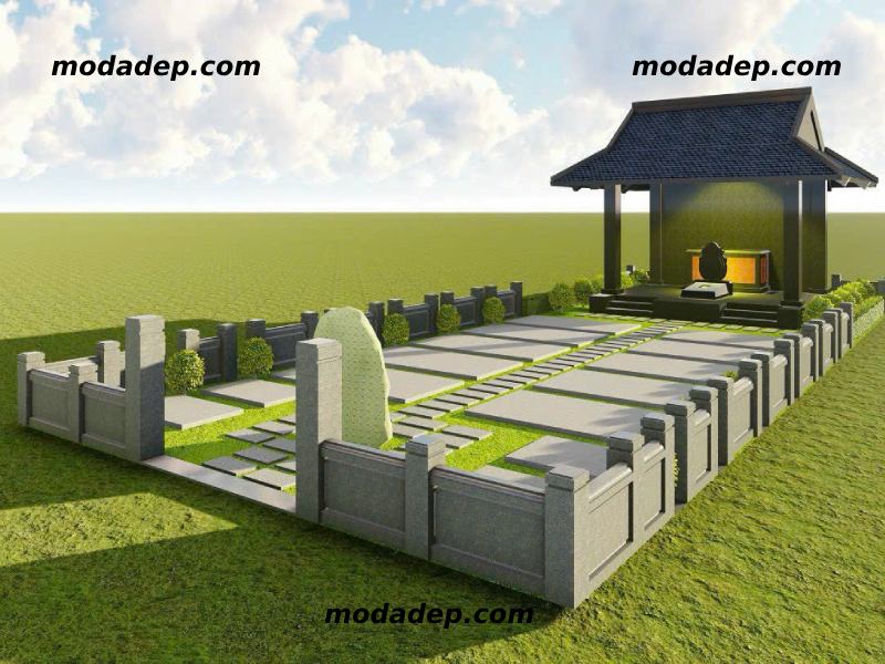 khuôn viên lăng mộ đẹp (9)