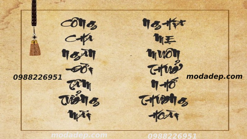 Câu đối khắc trên bia mộ cha mẹ