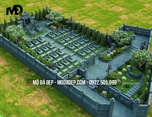 khuôn viên lăng mộ