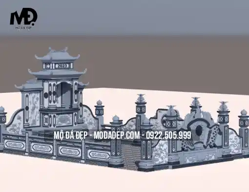 khuôn viên lăng mộ