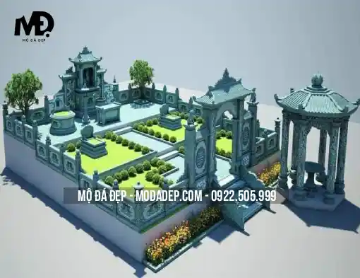 khuôn viên lăng mộ