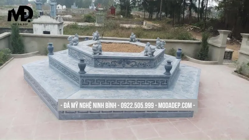 Lăng mộ đá lục giác thiết kế độc đáo, phong thủy