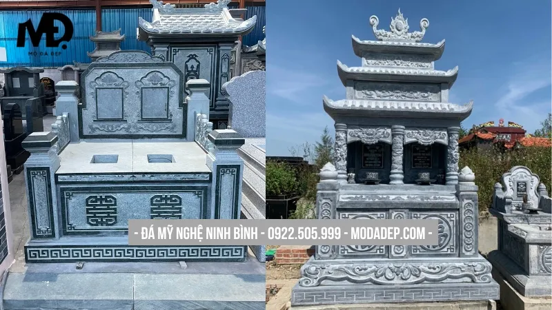 Mộ đá đôi Hải Phòng thể hiện đoàn kết gia đình, dòng tộc