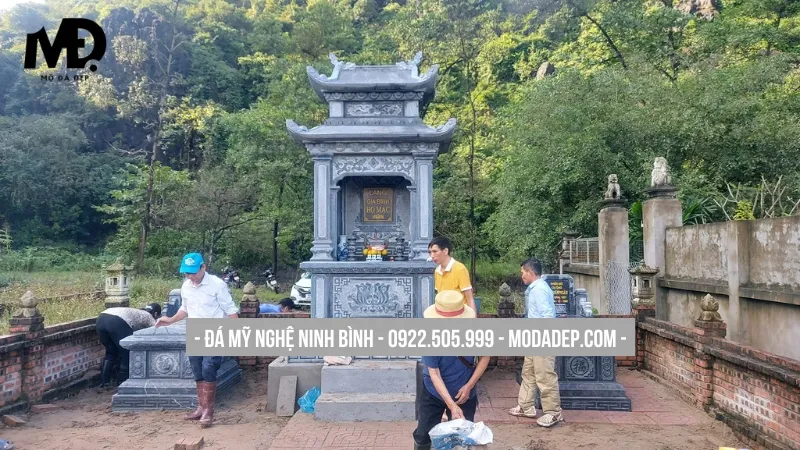 Chất liệu chế tác lăng thờ đá đẹp, chất lượng tốt