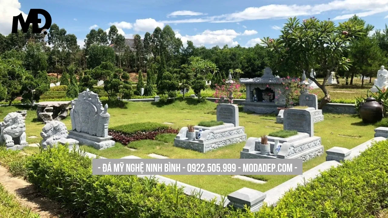 kích thước mộ đá