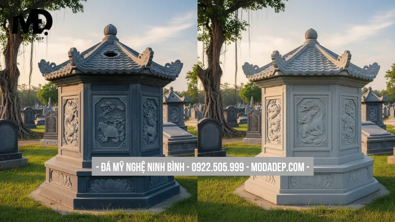 Lăng mộ lục giác một mái đẹp, phong thủy