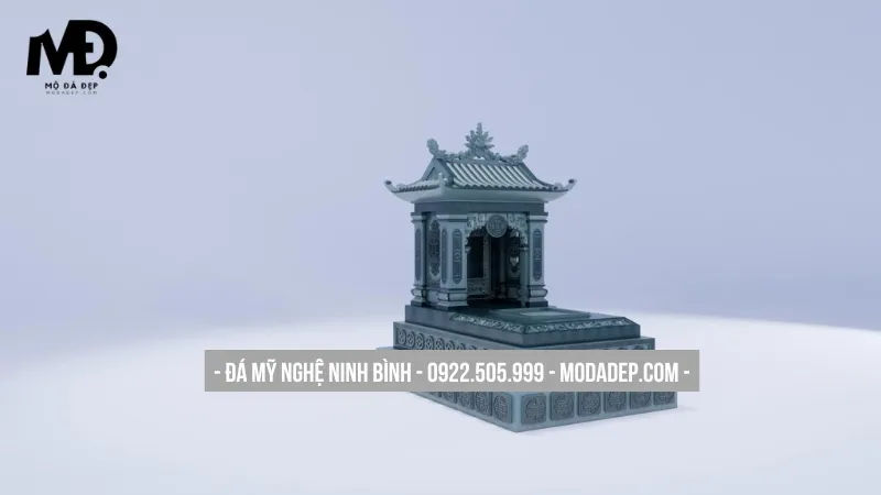 Cấu tạo cơ bản của mộ đá một mái