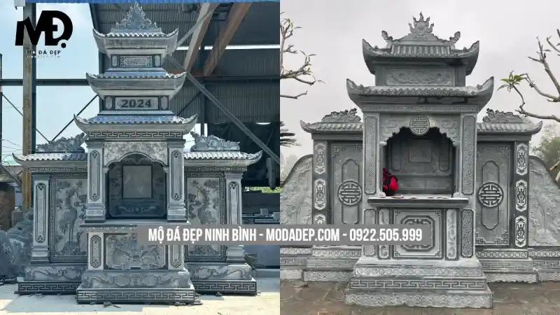 Tất cả các hạng mục đều được sắp xếp khoa học, đảm bảo sự trang nghiêm và chuẩn phong thủy.