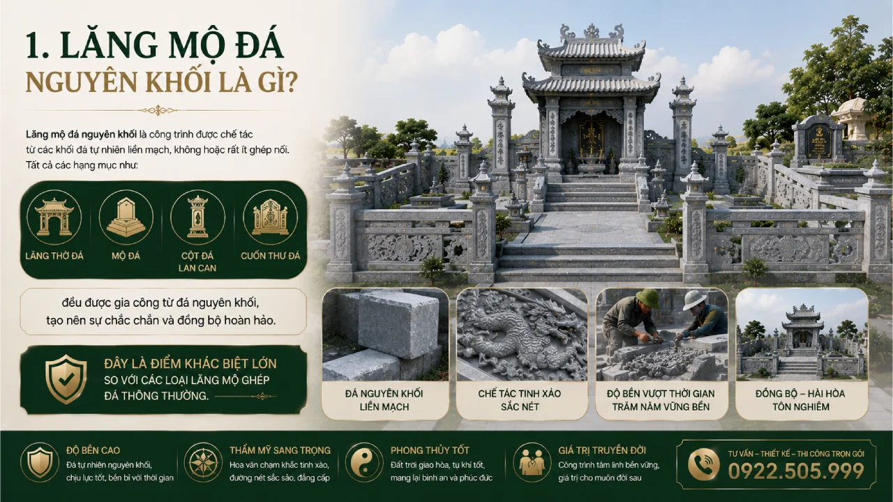 Lăng mộ đá là nơi yên nghỉ cuối cùng cho người đã qua đời