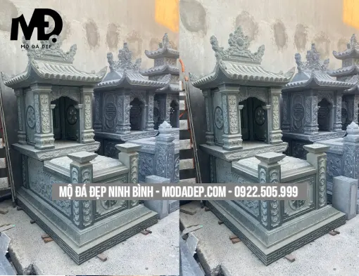 Mẫu Mộ Đá Một Mái - Mã 02